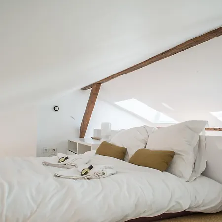 Bright And Airy Mezzanine In Daire Paris